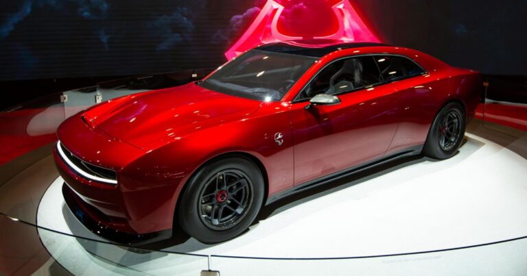 Dodge Charger SRT Daytona EV idea outputs revealed