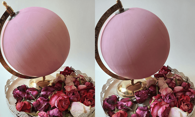 Dusty Pink Chalkboard Globe