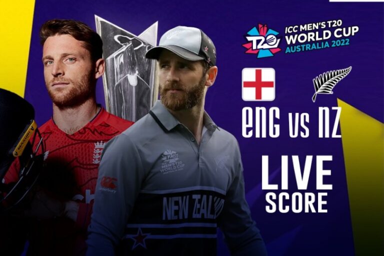 England vs NewZealand LIVE Score: ICC T20 World CUP 2022 SUPER-12 Match 21 at 1:30PM, Follow ENG vs NZ Ball by Ball LIVE Updates