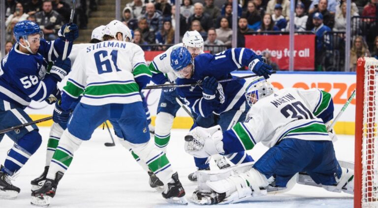‘It’s been killing us’: Canucks endure one more multi-goal collapse vs. Maple Leafs