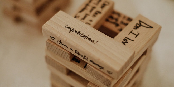 Jenga Guest Books