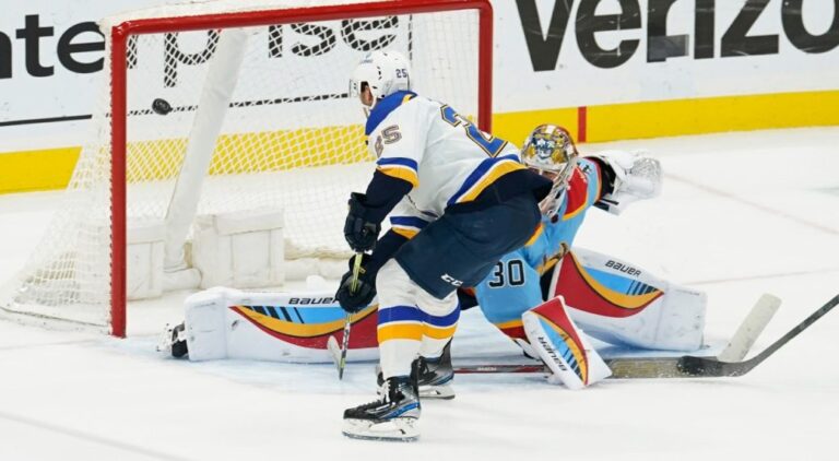 NHL Roundup: Kyrou scores in OT, Blues rally to beat Panthers