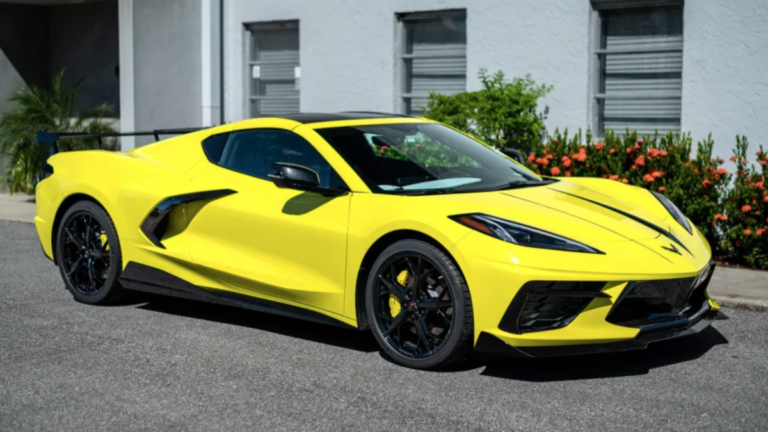 The Real Story on the ‘Pre-Production’ C8 Corvette on Bring a Trailer