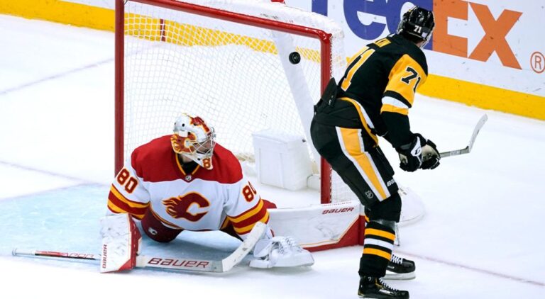 Vladar’s good efficiency for Flames overshadowed by Malkin’s particular second