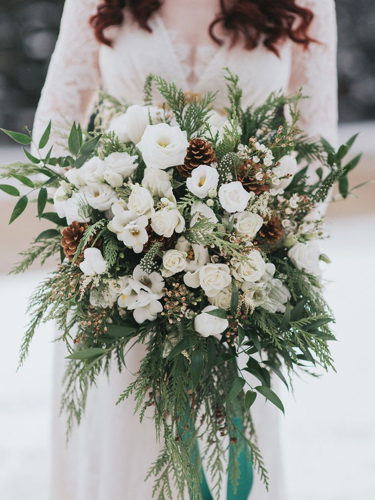 Winter Wedding Bridal Bouquets | www.onefabday.com