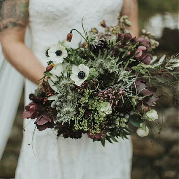 Winter Wedding Bridal Bouquets | www.onefabday.com