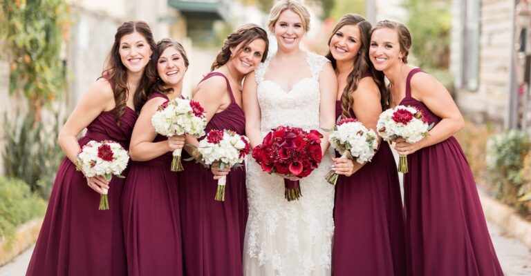 18 Stunning Plus Size Burgundy Bridesmaid Dresses