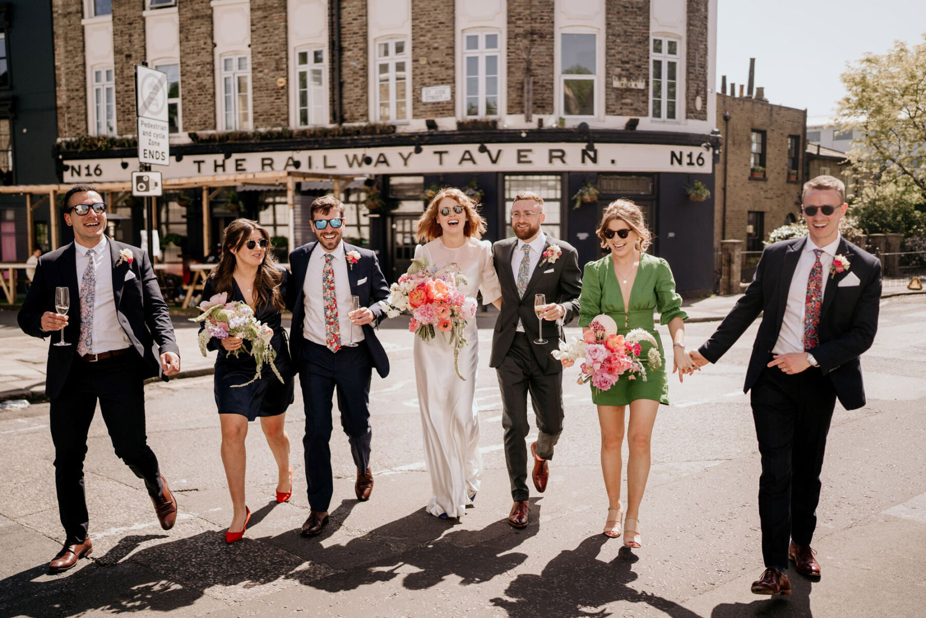 London wedding. Bride wears The Own Studio.