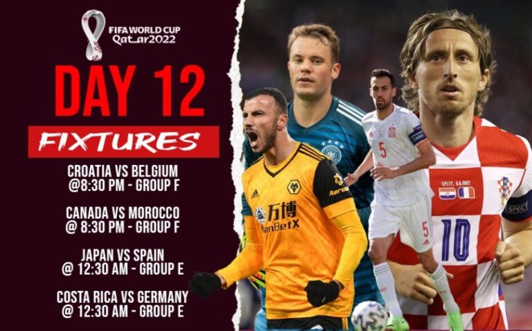 FIFA World Cup 2022 Live: Last likelihood for Spain, Germany to make it to LAST-16, Modric’s Croatia must topple Belgium tonight: Follow LIVE Updates