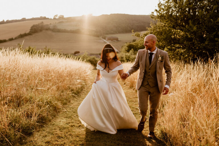 Fernanda in Suzanne Neville: An Upwaltham Barns Wedding Inspired by Hazy Summer Afternoons, Wildflowers & The English Countryside – Love My Dress® UK Wedding Blog & Wedding Directory