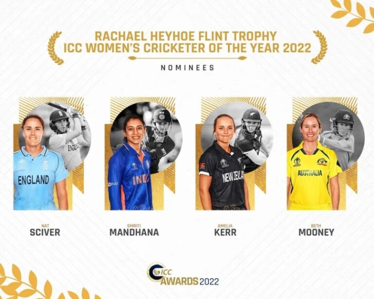 ICC Best Women’s Cricketer 2022: Rachael Heyhoe Flint Trophy for ICC Women’s Cricketer of the Year 2022 nominees revealed – Follow LIVE Updates
