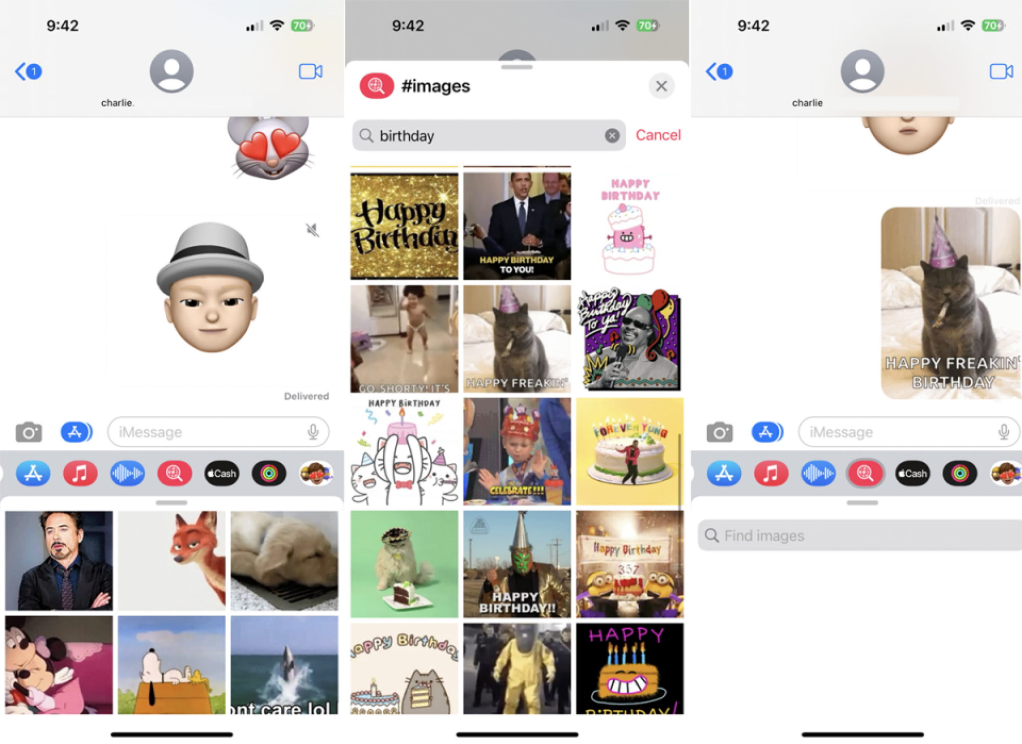 Add an animated GIF