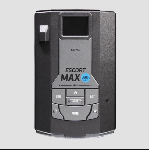 escort max 360c mk ii radar detector