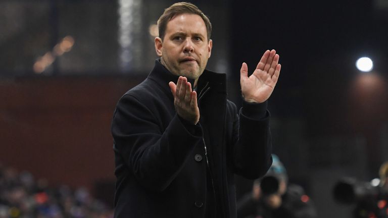 Rangers manager Michael Beale