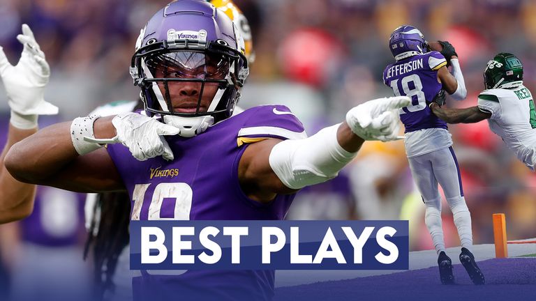 A look at the best catches from Justin Jefferson this season, arguably the only wide receiver in with a shout of winning the MVP award