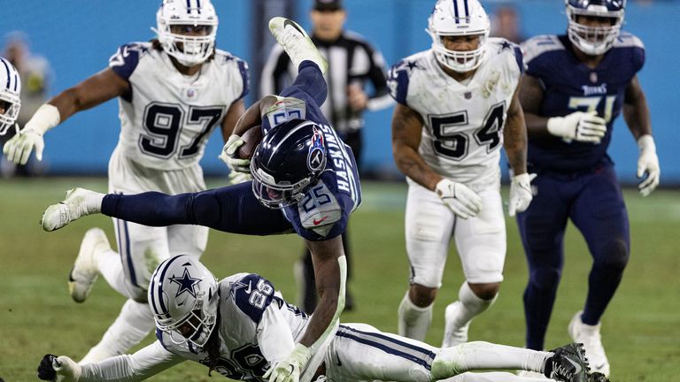 Highlights of the game between the Dallas Cowboys and the Tennessee Titans in Week 17 of the NFL season.