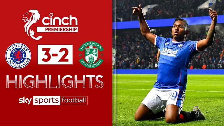 Rangers 3-2 Hibernian Highlights