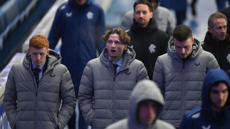Michael Beale has insisted that Rangers players wear club suits to home matches