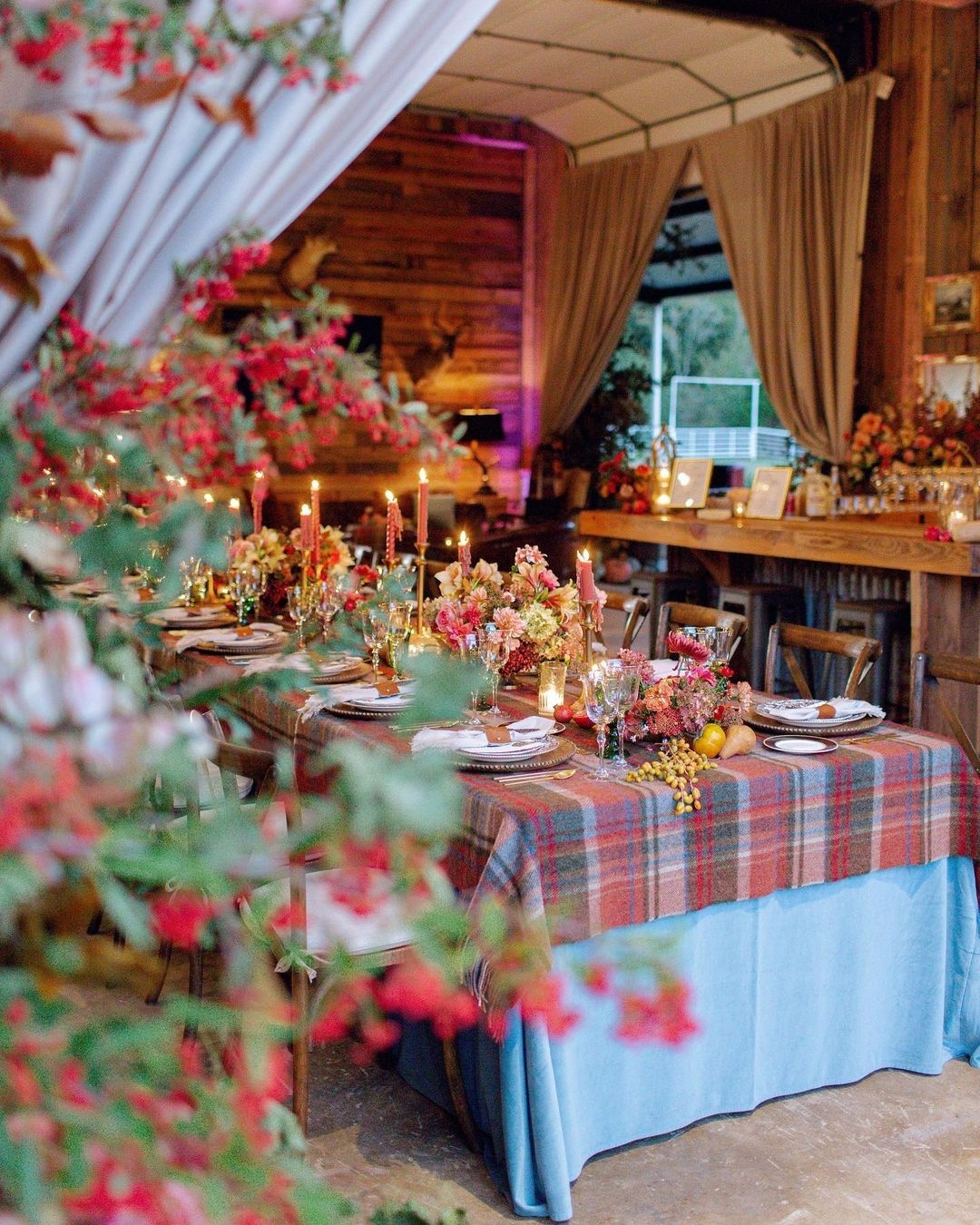 Winter Wedding Reception Ruffled Blog