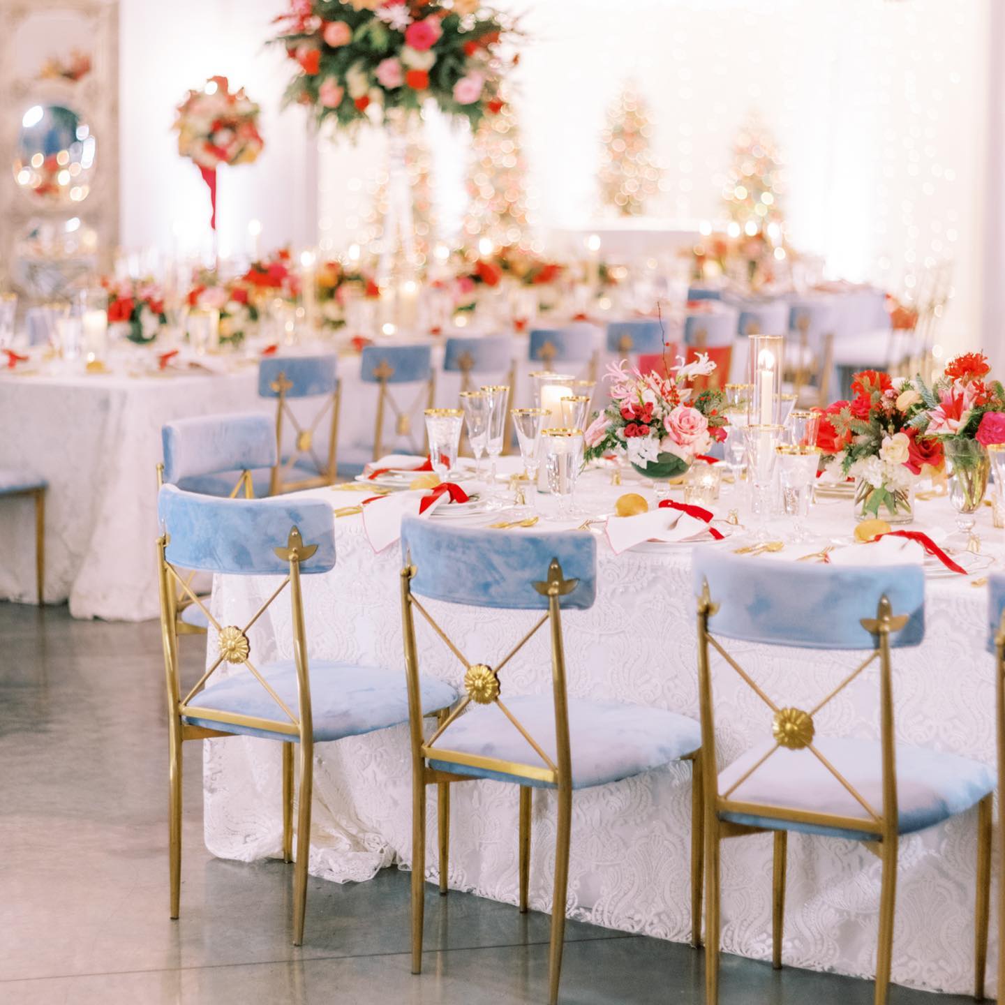 Winter Wedding Reception Ruffled Blog