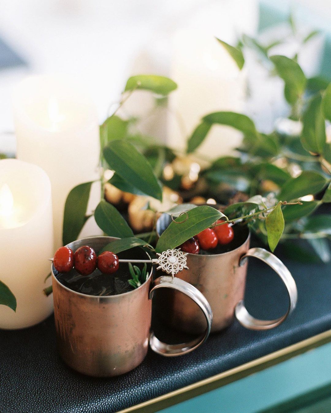 Winter Wedding Reception Ruffled Blog