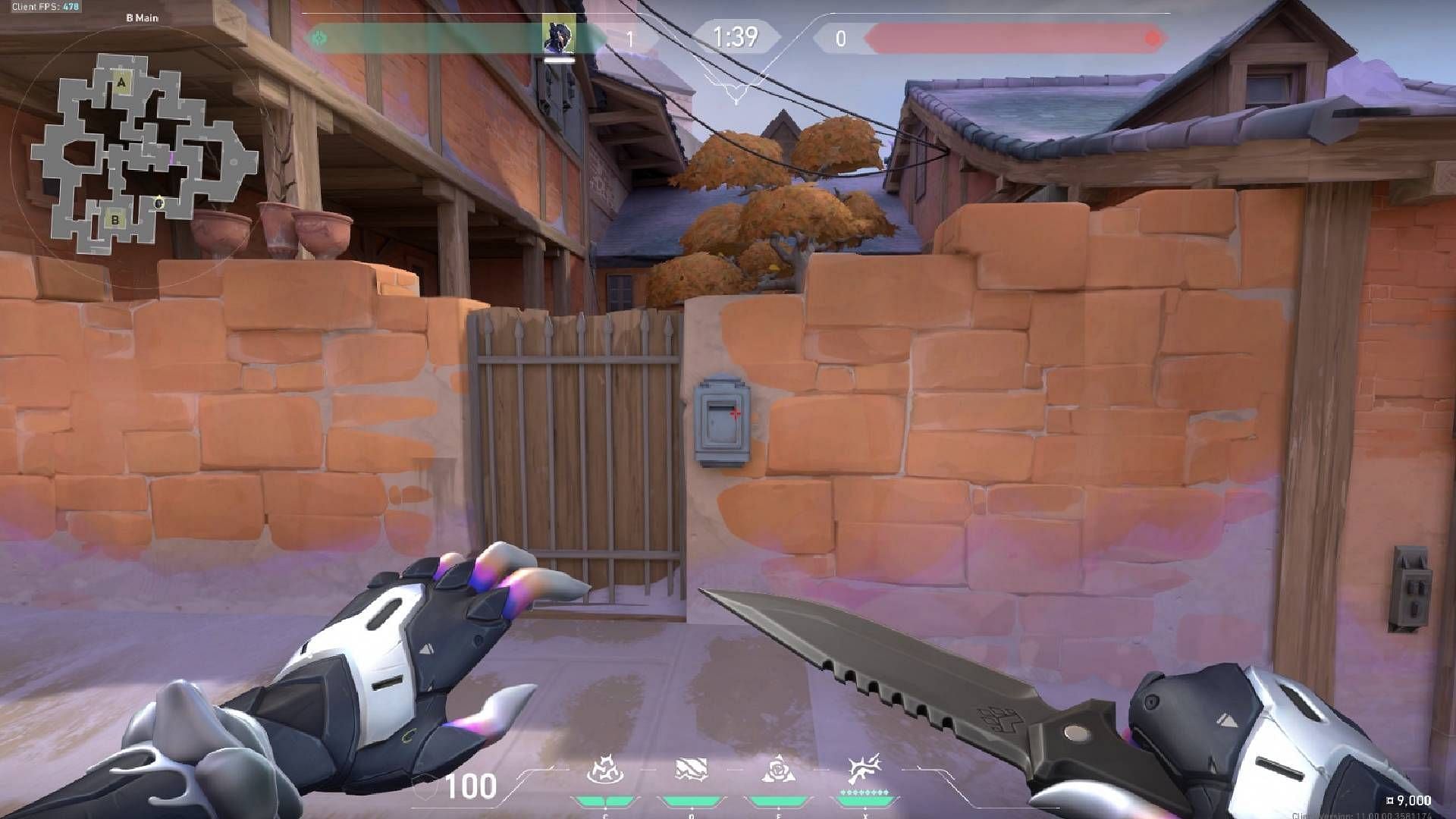 Where to stand for Attack Side B lineup. (Image via Riot Games)