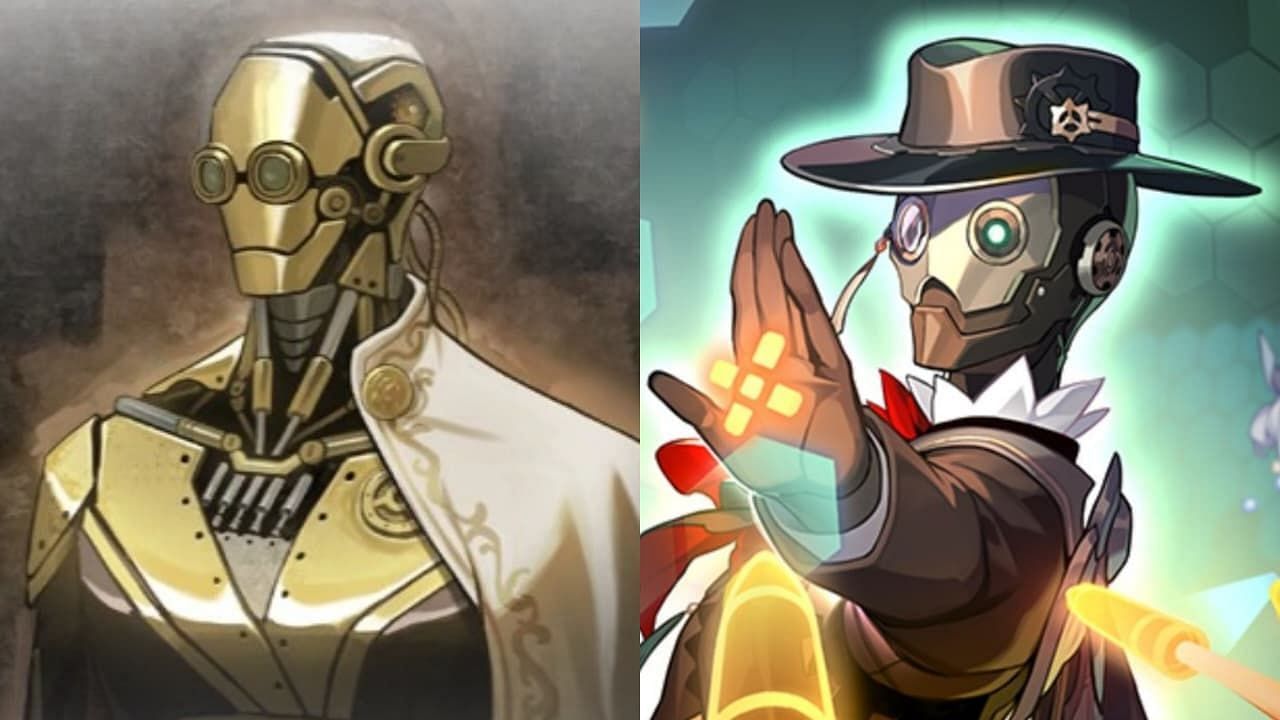 Portrait of Screwllum and in-game appearance (Image via HoYoverse)