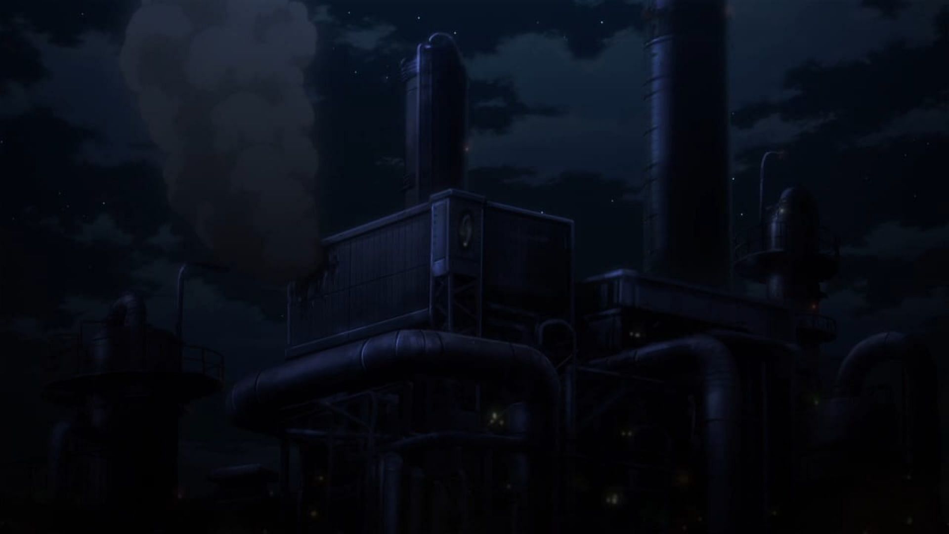 The explosion at the cat food factory (Image via OLM)