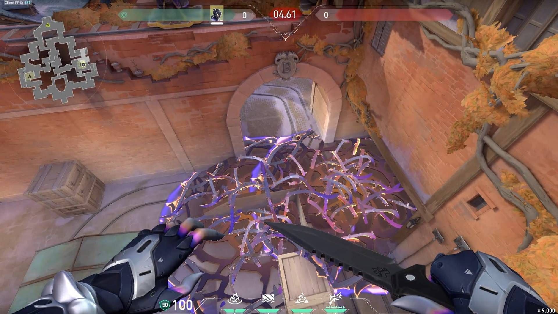 How it looks when both Razorvines are triggered together (Image via Riot Games)