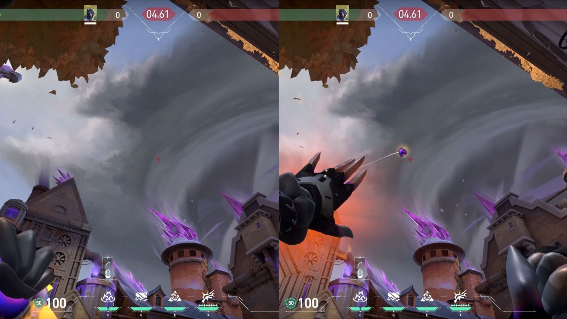 Where to aim and throw the ability for B site (Image via Riot Games)