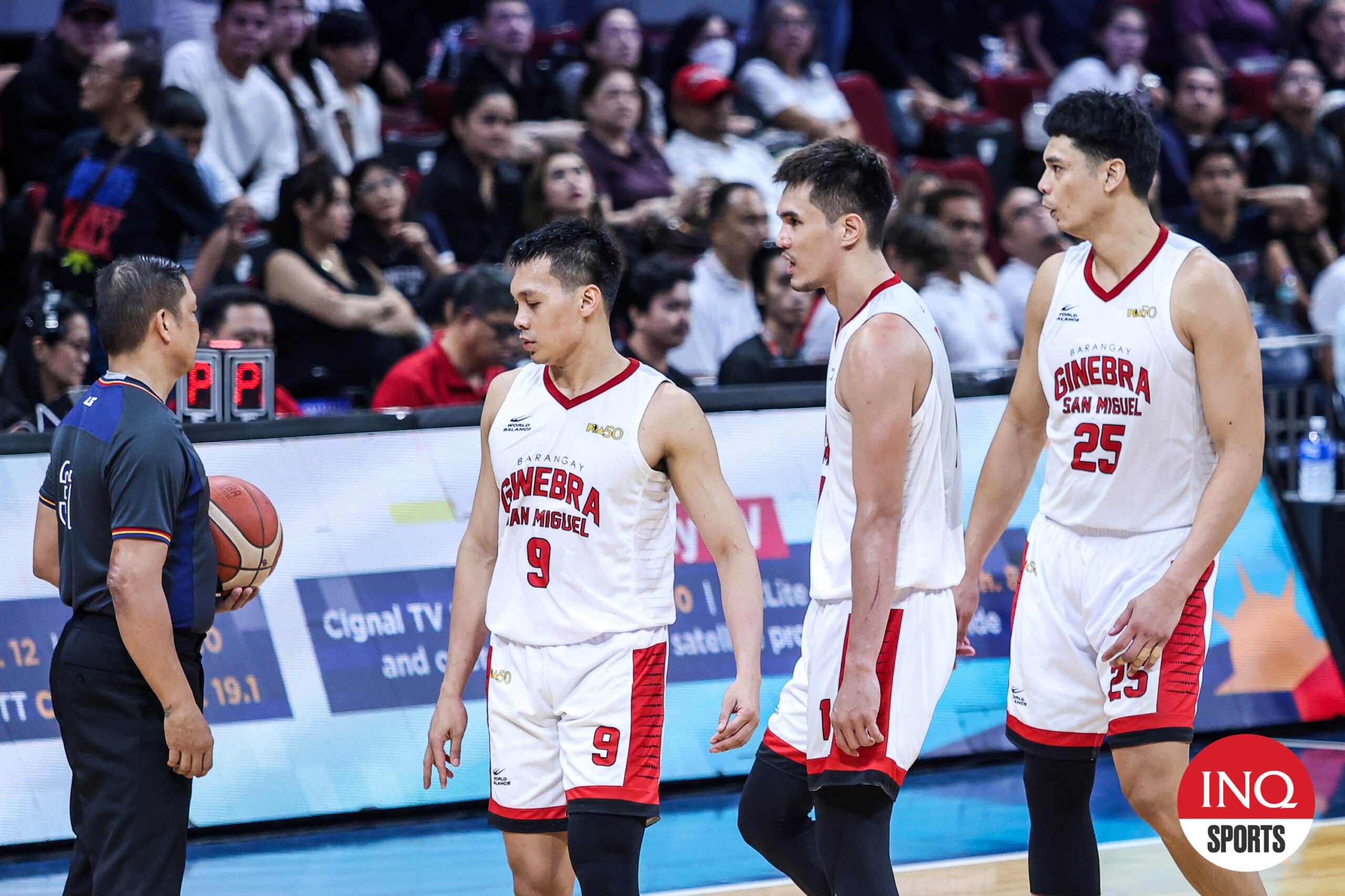 –Scottie Thompson and Barangay Ginebra Gin Kings during the PBA Philippine Cup semifinals against San Miguel Beermen.