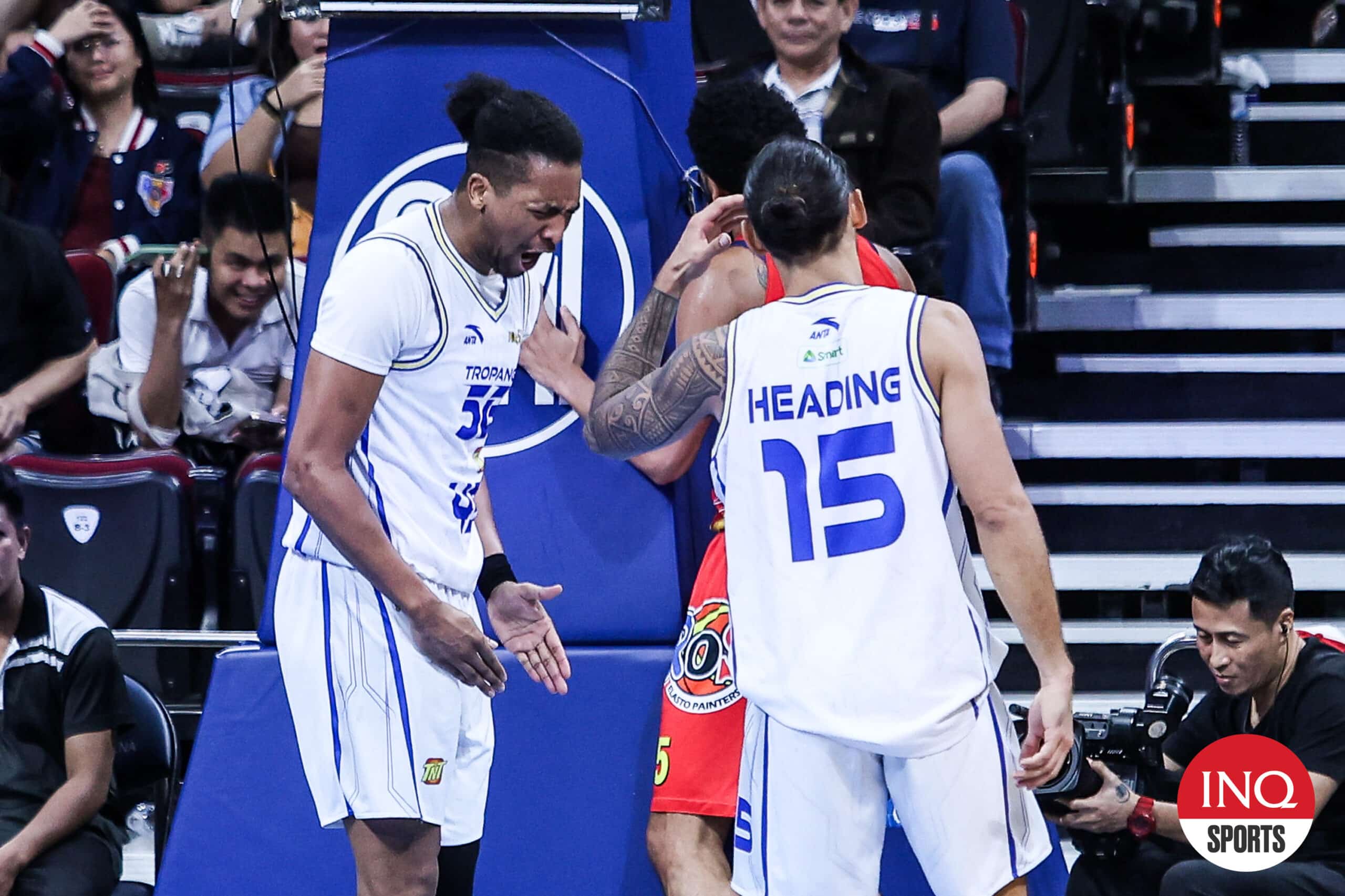 TNT Tropang 5G's Brandon Ganuelas-Rosser during the PBA Philippine Cup semifinals Game 4 against Rain or Shine Elasto Painters.