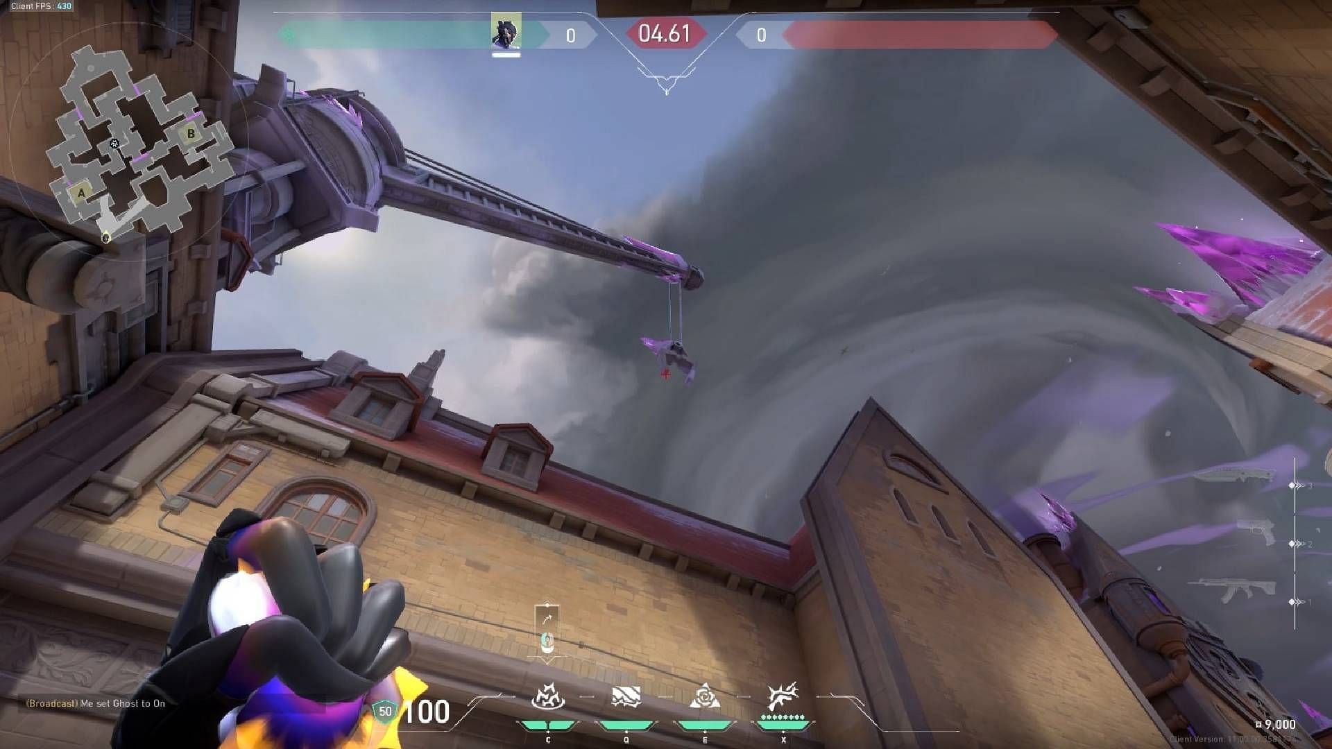 Where to aim for the A site lineup 2 (Image via Riot Games)