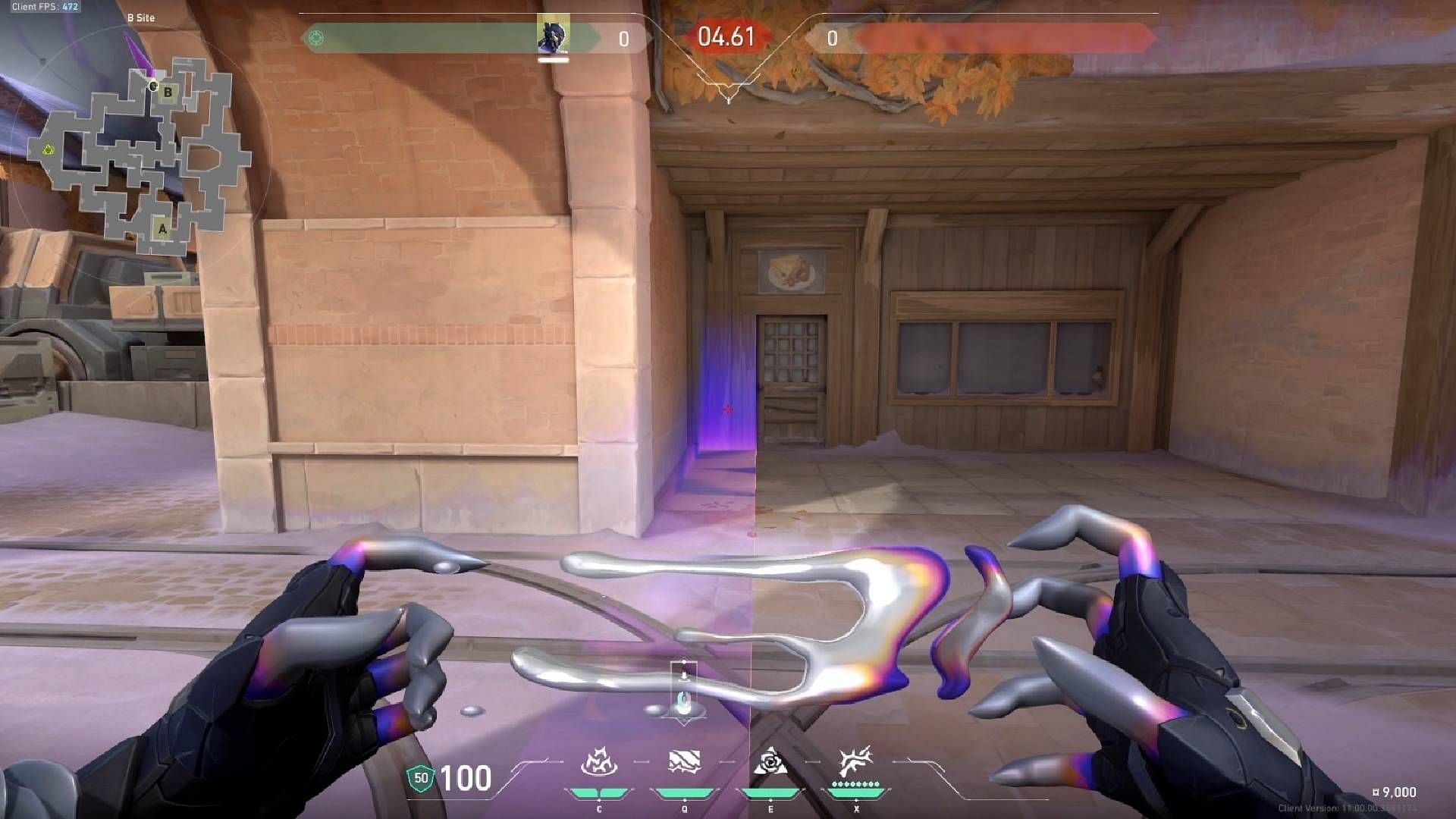 Use the Shear setup at the entrance of B-Site (Image via Riot Games)