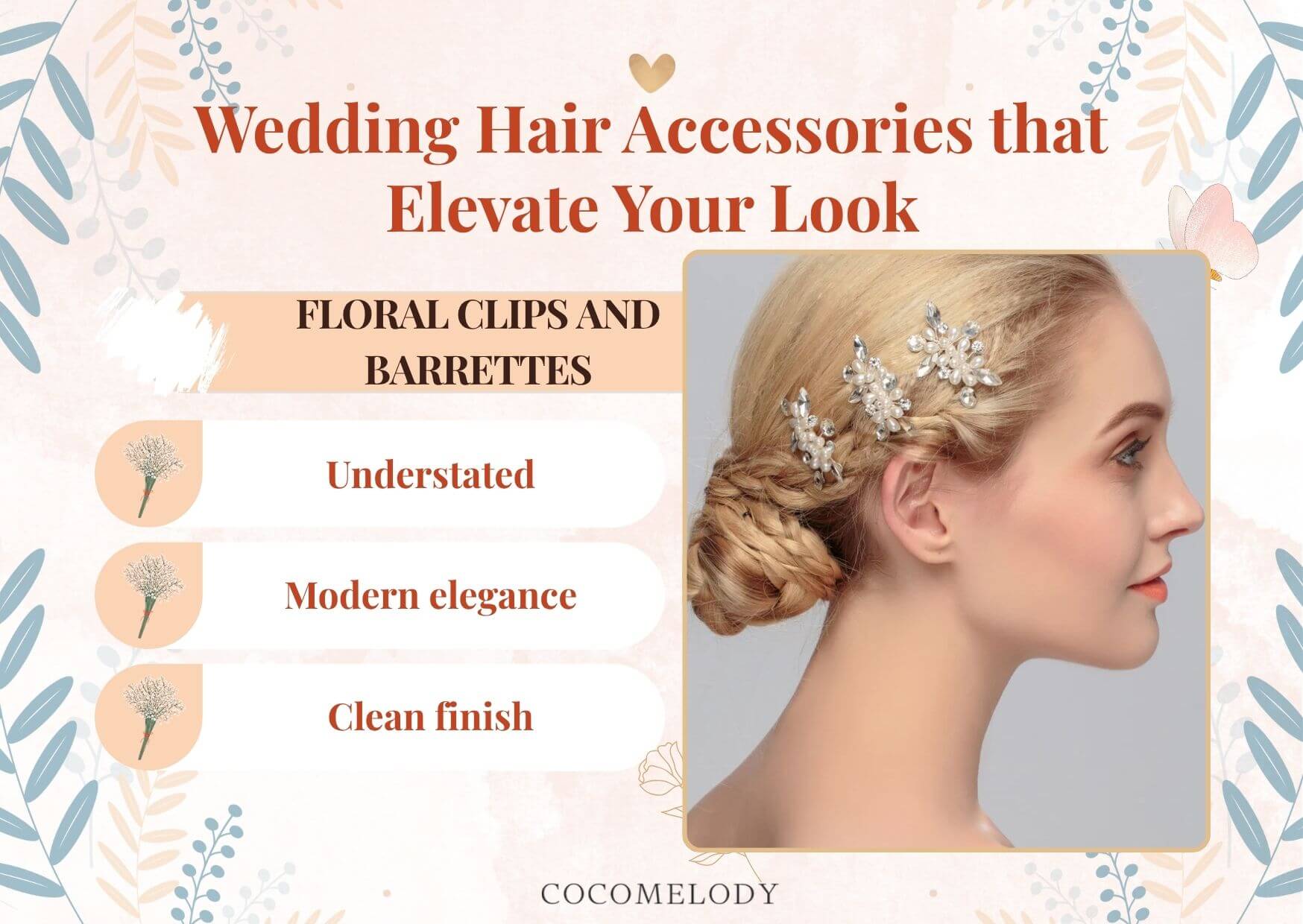 Pearl hair comb Hair Accessories
