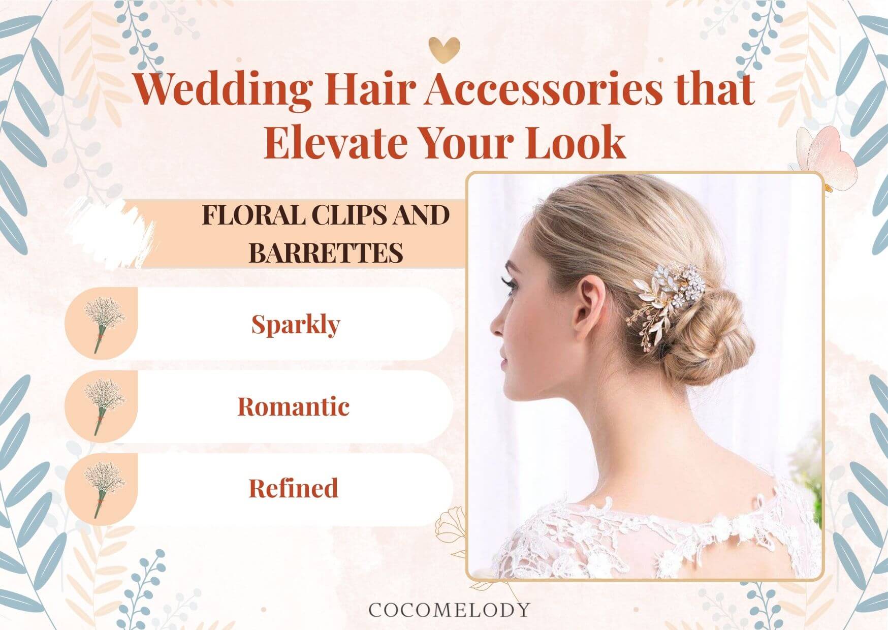 Palace retro style with luxurious rhinestone pearl hair comb