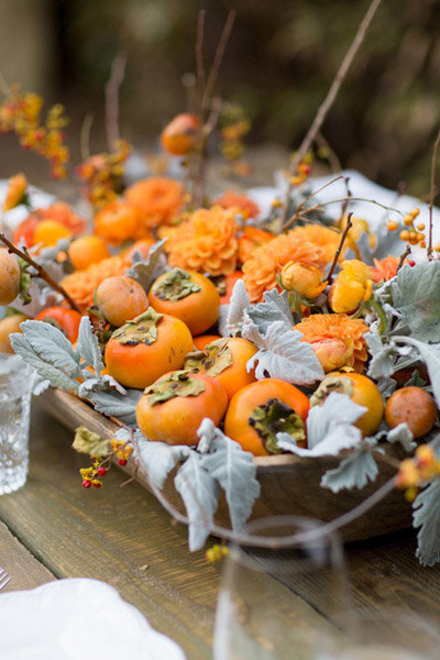 pumpkin wedding centerpiece idea