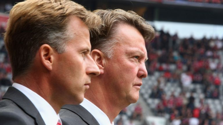 Andries Jonker and Louis van Gaal at Bayern Munich