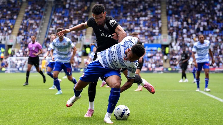 A crowd of over 22,000 watched Reading play Tottenham at the Select Car Leasing Stadium in pre-season