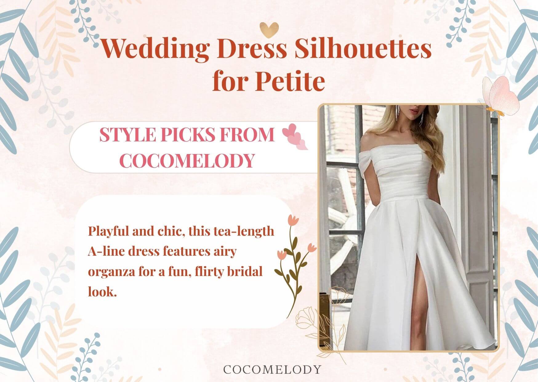 Wedding Dress Silhouettes for Petite