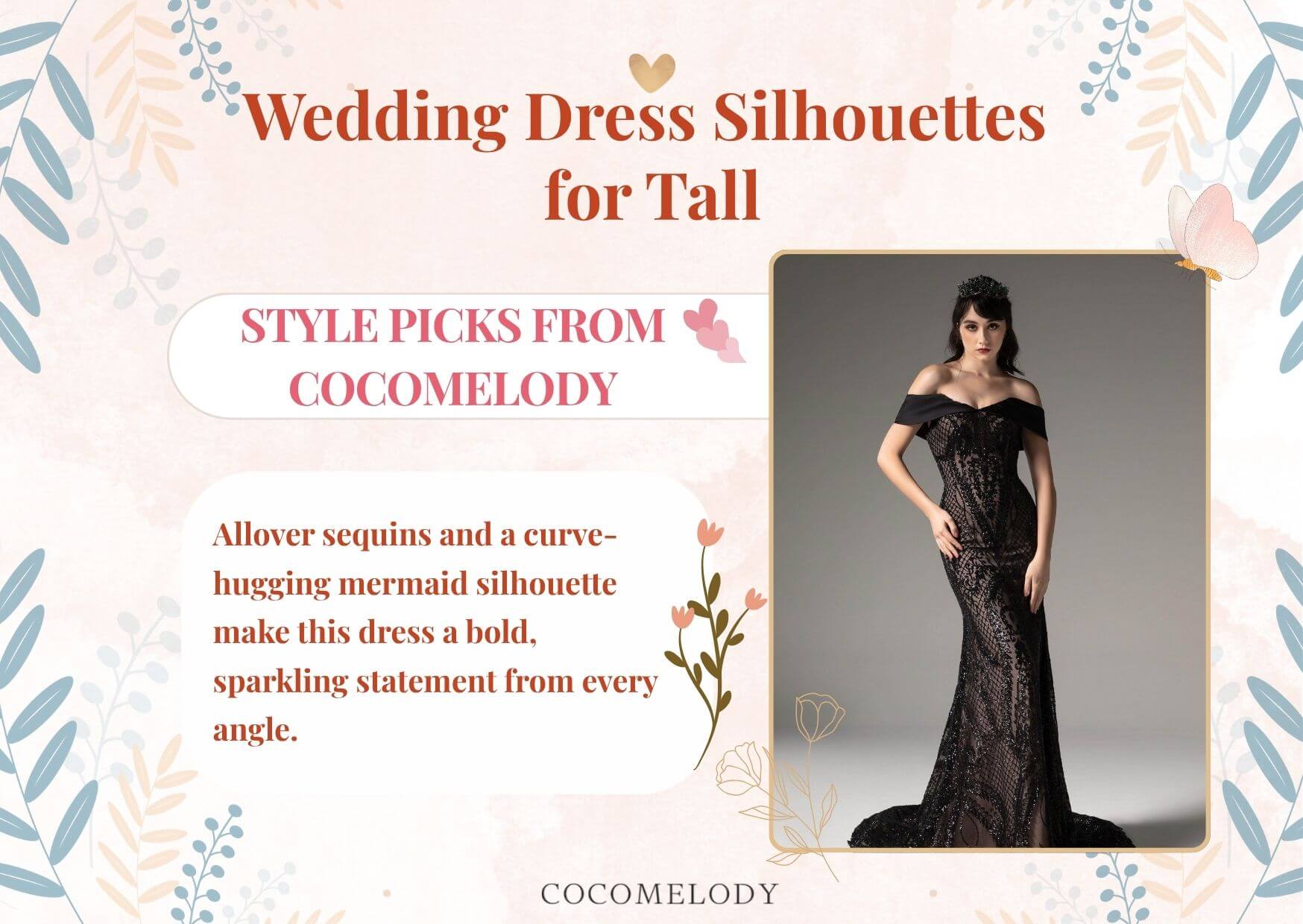 Wedding Dress Silhouettes for Tall