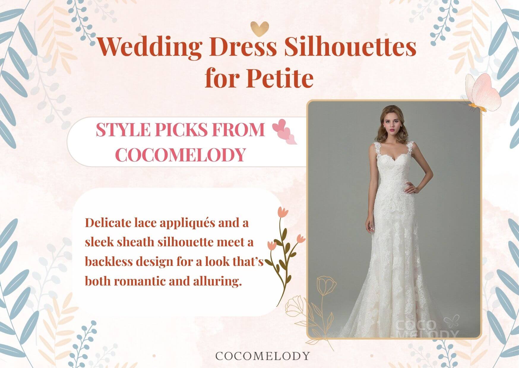 Wedding Dress Silhouettes for Petite