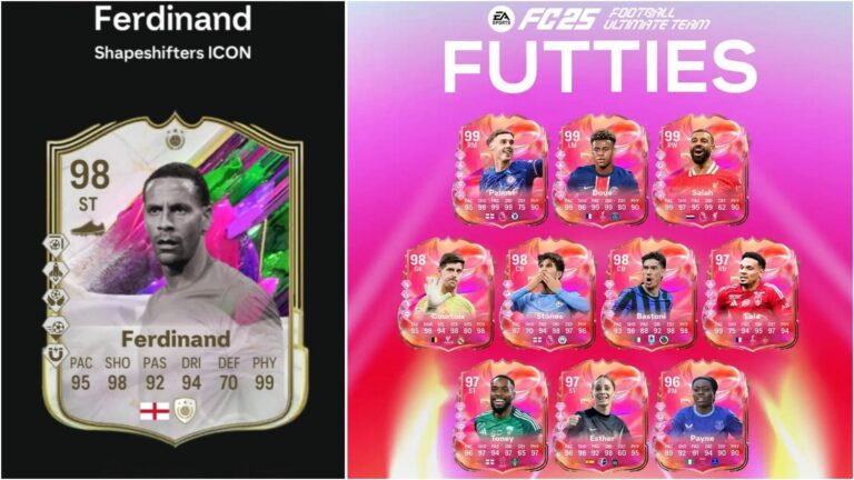 EA FC 25 Rio Ferdinand Shapeshifters Icon SBC: All duties and least expensive options