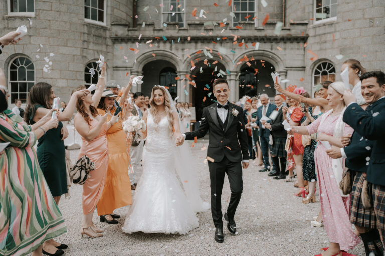 Romantic Multicultural Wedding at Cluny Castle
