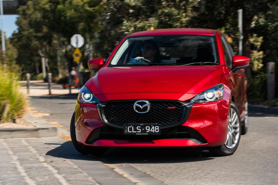2024 Mazda 2 Evolve shown