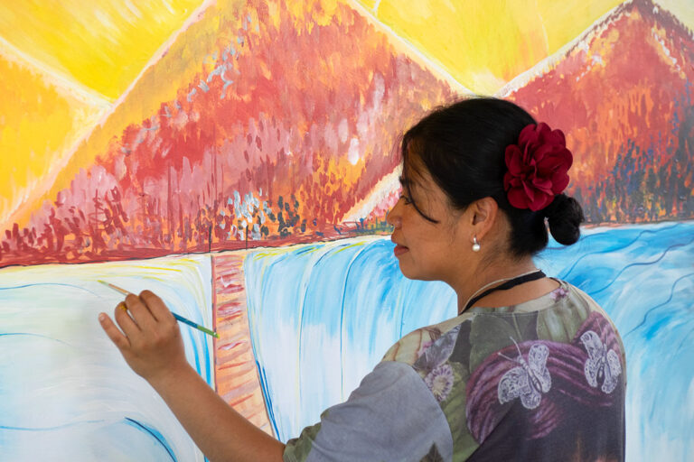A Maya Muralist Shares Grandmother Earth’s Gifts