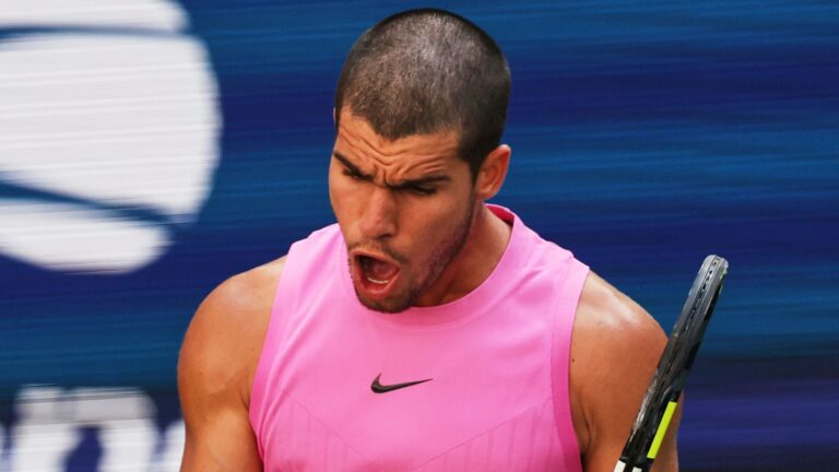 Carlos Alcaraz reveals his high quality as he overcomes Arthur Rinderknech to achieve US Open quarterfinals