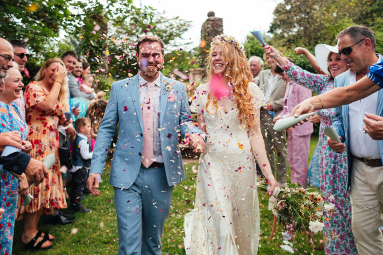 Hayne Devon Wedding & a Vintage Lace Jane Bourvis Dress