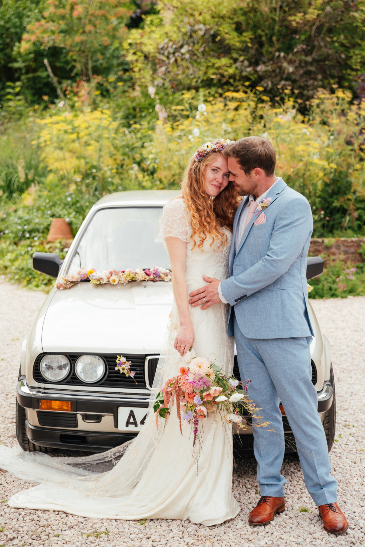 A Sustainable Summer Wedding at Hayne Devon with a Jane Bourvis Dress 74 Hynes Devon wedding Jane Bourvis Bride 121