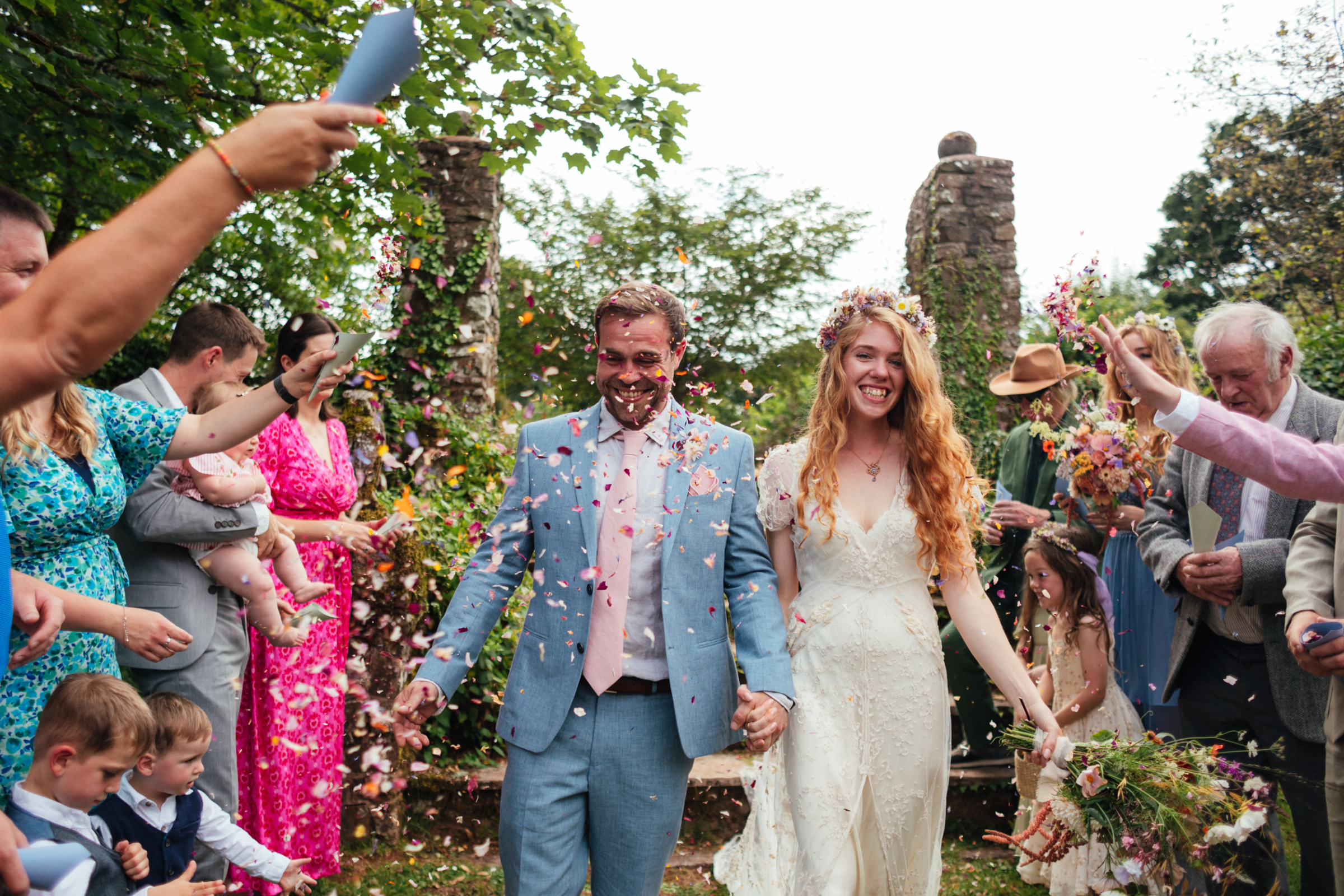 A Sustainable Summer Wedding at Hayne Devon with a Jane Bourvis Dress 73 Hynes Devon wedding Jane Bourvis Bride 85